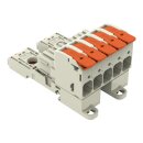 Wago 832-1105/306-000 1-Leiter-Federleiste,Hebel Grau