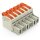 Wago 832-1106/000-9037 1-Leiter-Federleiste,Hebel Grau