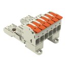 Wago 832-1106/306-000 1-Leiter-Federleiste,Hebel Grau