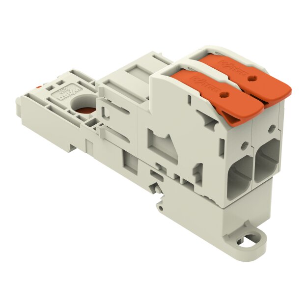 Wago 832-1202/306-000 1-Leiter-Stiftleiste Grau