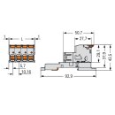 Wago 832-1202/306-000 1-Leiter-Stiftleiste Grau