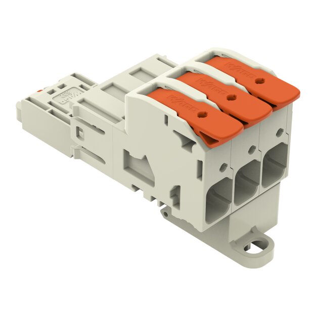 Wago 832-1203/306-000 1-Leiter-Stiftleiste Grau