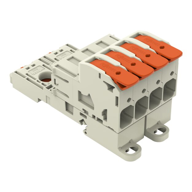 Wago 832-1204/306-000 1-Leiter-Stiftleiste Grau
