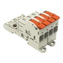 Wago 832-1204/306-000 1-Leiter-Stiftleiste Grau