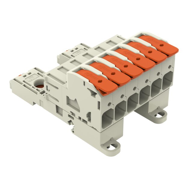 Wago 832-1206/306-000 1-Leiter-Stiftleiste Grau
