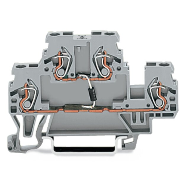 Wago 870-540/281-793 Bauelementklemme Grau