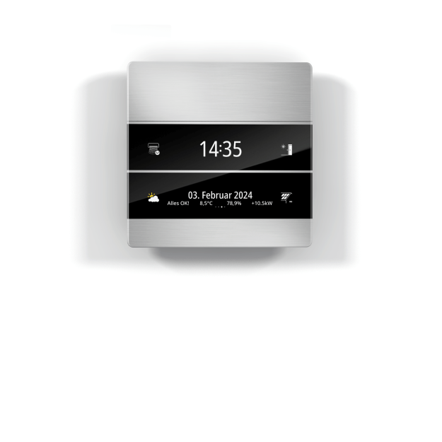 Enertex 1177-02-al Raumcontroller MeTa² KNX Standard Alu gebürstet