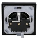 JUNG LS IP 44 Set Graphitschwarz Matt: LS1521KLSWM Schuko Steckdose m. Klappdeckel + 551WU Dichtungsflansch + LS981SWM Rahmen 1fach
