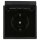 JUNG LS IP 44 Set Graphitschwarz Matt: LS1521KLSWM Schuko Steckdose m. Klappdeckel + 551WU Dichtungsflansch + LS981SWM Rahmen 1fach