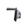 JUNG LS IP 44 Set Graphitschwarz Matt: 2x LS1521KLSWM Schuko Steckdose m. Klappdeckel + 2x 551WU Dichtungsflansch + LS982SWM Rahmen 2fach
