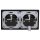 JUNG LS IP 44 Set Graphitschwarz Matt: 2x LS1521KLSWM Schuko Steckdose m. Klappdeckel + 2x 551WU Dichtungsflansch + LS982SWM Rahmen 2fach