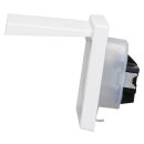 JUNG LS IP 44 Set Schneeweiß Matt: LS1521KLWWM Schuko Steckdose m. Klappdeckel + 551WU Dichtungsflansch + LS981WWM Rahmen 1fach