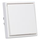 JUNG LS IP 44 Set Schneeweiß Matt: LS1521KLWWM Schuko Steckdose m. Klappdeckel + 551WU Dichtungsflansch + LS981WWM Rahmen 1fach