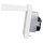 JUNG LS IP 44 Set Schneeweiß Matt: LS1521KLWWM Schuko Steckdose m. Klappdeckel + 551WU Dichtungsflansch + LS981WWM Rahmen 1fach