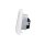 JUNG LS IP 44 Set Schneeweiß Matt: 2x LS1521KLWWM Schuko Steckdose m. Klappdeckel + 2x 551WU Dichtungsflansch + 2x LS981WWM Rahmen 1fach