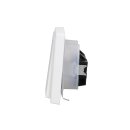 JUNG LS IP 44 Set Schneeweiß Matt: 2x LS1521KLWWM Schuko Steckdose m. Klappdeckel + 2x 551WU Dichtungsflansch + LS982WWM Rahmen 2fach