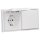 JUNG LS IP 44 Set Schneeweiß Matt: 2x LS1521KLWWM Schuko Steckdose m. Klappdeckel + 2x 551WU Dichtungsflansch + LS982WWM Rahmen 2fach