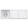 JUNG LS IP 44 Set Schneeweiß Matt: 3x LS1521KLWWM Schuko Steckdose m. Klappdeckel + 3x 551WU Dichtungsflansch + LS983WWM Rahmen 3fach