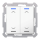 MDT RF-TAL55T202.A1S KNX RF+ Jalousietaster Light 55 2-fach Secure RGBW TS Reinweiß glänzend