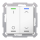 MDT RF-TAL55T202.D1S KNX RF+ Taster Light 55 2-fach Secure RGBW TS Reinweiß glänzend