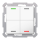 MDT RF-TAL55T402.01S KNX RF+ Taster Light 55 4-fach Secure RGBW TS Reinweiß glänzend