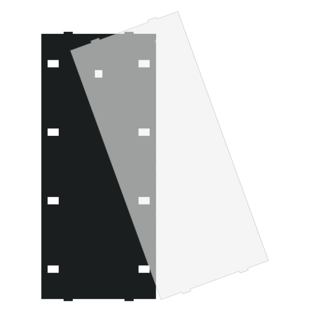 MDT ZSFA55P8S Schriftfeldabdeckung für Taster Plus / Plus TS BE-TA55x8.x2 Schwarz