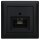 Busch-Jaeger Busch-balance SI Set: UAE-Dose flex 136104030 mit Zentralscheibe + 1721-915 1-fach Rahmen Schwarz Matt