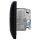 Busch-Jaeger Busch-balance SI Set: UAE-Dose flex 136104030 mit Zentralscheibe + 1721-915 1-fach Rahmen Schwarz Matt