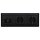 Busch-Jaeger Busch-balance SI Set: Rutenbeck Netzwerkdose flex 136104030 mit Zentralscheibe + 2x 20 EUC-915 SCHUKO® Steckdosen-Einsatz + 1723-915 3-fach Rahmen Schwarz Matt