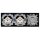 Busch-Jaeger Busch-balance SI Set: Rutenbeck Netzwerkdose flex 136104030 mit Zentralscheibe + 2x 20 EUC-915 SCHUKO® Steckdosen-Einsatz + 1723-915 3-fach Rahmen Schwarz Matt