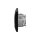 Busch-Jaeger Busch-balance SI Set: Rutenbeck Anschlussdose 136104070 UAE-Cat.6A iso-8/8 Up 0 + Zentralscheibe + TAE Dose 3x6 NFN Up0 rw + Zentralscheibe + 1722-915 2-fach Rahmen Schwarz Matt