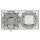 JUNG Serie LS Komplett-Set Schneeweiß Matt: Cat.6A iso-Anschlussdose UAE-Cat.6A iso-8 Up 0 + LS969-1UAWWM Abdeckung + TAE-Anschlussdose TAE 3x6 NFN Up 0 rw + LS969TWWM Abdeckung f. TAE-Anschlussdose + LS982WWM Rahmen 2fach
