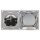 JUNG Serie LS Komplett-Set Schneeweiß Matt: Antennensteckdose EDU 04 F + LS990TVWWM Abdeckung f. Antennen-Steckdose + LS1520WWM SCHUKO Steckdose + LS982WWM Rahmen 2fach