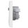JUNG Serie LS Komplett-Set Schneeweiß Matt: Triax EDA 302 F Antennendose 3-Loch Stichdose SAT/TV/R + LS990SATWWM Abdeckung f. SAT-TV-Steckdose + LS981WWM Rahmen 1fach