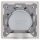 JUNG Serie LS Komplett-Set Schneeweiß Matt: Triax EDA 302 F Antennendose 3-Loch Stichdose SAT/TV/R + LS990SATWWM Abdeckung f. SAT-TV-Steckdose + LS981WWM Rahmen 1fach