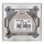 JUNG Serie LS Komplett-Set Schneeweiß Matt: Antennensteckdose 4-Loch Stichdose ASTRO GUT 400 + LS990-4SAT2WWM Abdeckung f. SAT-TV-Steckdose Ankaro + LS981WWM Rahmen 1fach
