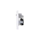 JUNG Serie LS Komplett-Set Schneeweiß Matt: Triax EDA 302 F Antennendose 3-Loch Stichdose SAT/TV/R + LS990SATWWM Abdeckung + Cat.6A iso-Anschlussdose + LS969-2UAWWM Abdeckung + LS1520WWM SCHUKO Steckdose + LS983WWM Rahmen 3fach