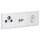 JUNG Serie LS Komplett-Set Schneeweiß Matt: Triax EDA 302 F Antennendose 3-Loch Stichdose SAT/TV/R + LS990SATWWM Abdeckung + Cat.6A iso-Anschlussdose + LS969-2UAWWM Abdeckung + LS1520WWM SCHUKO Steckdose + LS983WWM Rahmen 3fach