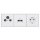 JUNG Serie LS Komplett-Set Schneeweiß Matt: Triax EDA 302 F Antennendose 3-Loch Stichdose SAT/TV/R + LS990SATWWM Abdeckung + Cat.6A iso-Anschlussdose + LS969-2UAWWM Abdeckung + LS1520WWM SCHUKO Steckdose + LS983WWM Rahmen 3fach