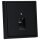 JUNG Serie LS Komplett-Set Graphitschwarz Matt: Cat.6A iso-Anschlussdose UAE-Cat.6A iso-8 Up 0 + LS969-1UASWM Abdeckung f. IAE/UAE-Anschlussdose + LS981SWM Rahmen 1fach