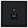 JUNG Serie LS Komplett-Set Graphitschwarz Matt: Cat.6A iso-Anschlussdose UAE-Cat.6A iso-8 Up 0 + LS969-1UASWM Abdeckung f. IAE/UAE-Anschlussdose + LS981SWM Rahmen 1fach