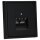 JUNG Serie LS Komplett-Set Graphitschwarz Matt: Cat.6A iso-Anschlussdose UAE-Cat.6A iso-8/8 Up 0 + LS969-2UASWM Abdeckung f. IAE/UAE-Anschlussdose + LS981SWM Rahmen 1fach