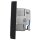 JUNG Serie LS Komplett-Set Graphitschwarz Matt: Cat.6A iso-Anschlussdose UAE-Cat.6A iso-8/8 Up 0 + LS969-2UASWM Abdeckung f. IAE/UAE-Anschlussdose + LS981SWM Rahmen 1fach