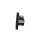 JUNG Serie LS Komplett-Set Graphitschwarz Matt: Cat.6A iso-Anschlussdose UAE-Cat.6A iso-8 Up 0 + LS969-1UASWM Abdeckung f. IAE/UAE-Anschlussdose + 2x LS1520SWM Schuko Steckdose + LS983SWM Rahmen 3fach