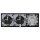 JUNG Serie LS Komplett-Set Graphitschwarz Matt: Cat.6A iso-Anschlussdose UAE-Cat.6A iso-8/8 Up 0 + LS969-2UASWM Abdeckung f. IAE/UAE-Anschlussdose + 2x LS1520SWM Schuko Steckdose + LS983SWM Rahmen 3fach