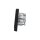 JUNG Serie LS Komplett-Set Graphitschwarz Matt: Cat.6A iso-Anschlussdose UAE-Cat.6A iso-8 Up 0 + LS969-1UASWM Abdeckung + TAE-Anschlussdose TAE 3x6 NFN Up 0 rw + LS969TSWM Abdeckung + LS982SWM Rahmen 2fach