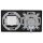 JUNG Serie LS Komplett-Set Graphitschwarz Matt: Cat.6A iso-Anschlussdose UAE-Cat.6A iso-8 Up 0 + LS969-1UASWM Abdeckung + TAE-Anschlussdose TAE 3x6 NFN Up 0 rw + LS969TSWM Abdeckung + LS982SWM Rahmen 2fach