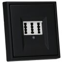JUNG Serie LS Komplett-Set Graphitschwarz Matt:...
