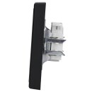 JUNG Serie LS Komplett-Set Graphitschwarz Matt: TAE-Anschlussdose TAE 3x6 NFN Up 0 rw + LS969TSWM Abdeckung f. TAE-Anschlussdose + LS981SWM Rahmen 1fach
