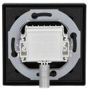JUNG Serie LS Komplett-Set Graphitschwarz Matt: TAE-Anschlussdose TAE 3x6 NFN Up 0 rw + LS969TSWM Abdeckung f. TAE-Anschlussdose + LS981SWM Rahmen 1fach
